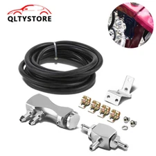 Adjustable Racing Universal Turbo 1-30 Psi Manual Boost Controller Kit Silver
