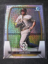 JUAN SOTO 2023 Bowman Chrome Mega Box #52 SAN DIEGO PADRES/NEW YORK YANKEES Mint
