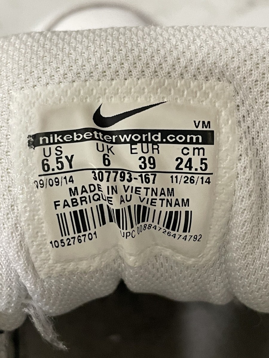 Nike Air Max 90 GS Youth Shoes White Size US 6.5Y EUR 39