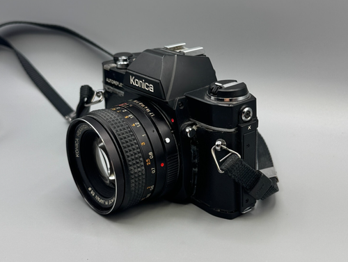 Konica Autoreflex TC SLR Camera / Hexanon AR 50mm 1,7 / Hexanon AR 35mm 2.8 - Bild 3 von 14