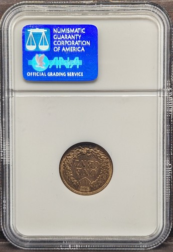 1871 U.S. Indian Head Cent NGC MS 64 Red - Picture 2 of 5