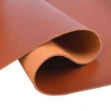 5/6oz Full Grain Vegetable Tanned Cowhide Sheets Tooling Leather Pre-Cut Pieces