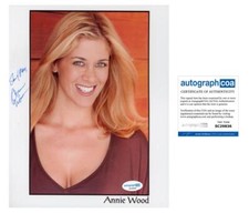 Annie Wood "Bzzz!" Host AUTOGRAPH Signed Autographed 8x10 Photo ACOA Annie Wood "Bzzz!" Host AUTOGRAPH Signed Autographed 8x10 Photo ACOA