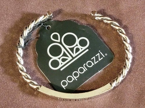 Bracciale Affermazione Polsino Argento Paparazzi Keep Calm And Believe - Foto 3 di 6