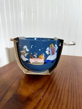 NEW! Disney - Lady and the Tramp (20 oz) Ceramic Ramen Bowl with Chopsticks