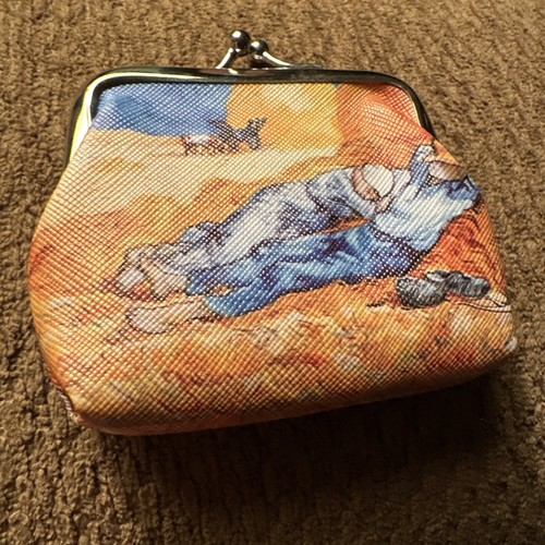Adorable Van Gough “Nap In Noon” XS Coin Purse - Picture 6 of 7