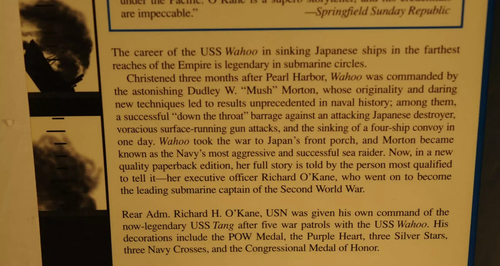 Wahoo, Patrols of Americas most famous WWII Submarine Richard OKane 1996 PB Book - Imagen 6 de 6