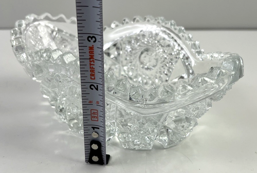 Piatto caramelle/relish trasparente linea Nucut in vetro imperiale ottime condizioni! - Foto 3 di 10