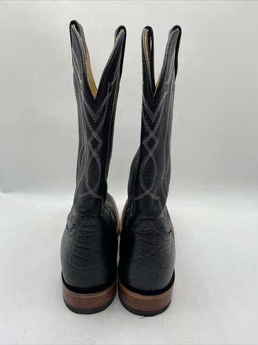 Tony Lama Men's Sealy Western Boots Black Size 13D - Picture 4 of 8