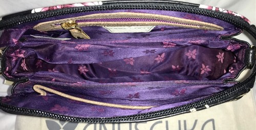 ANUSCHKA NWT🪽Multi-Compartment Convertible Crossbody-GUARDIAN ANGEL BLACK - Picture 10 of 14