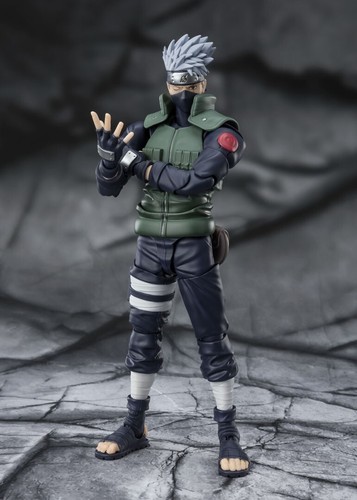 Naruto Hatake Kakashi 6.3in Anime Action Figure S.H.Figuarts BANDAI Japan NIB - Picture 1 of 8