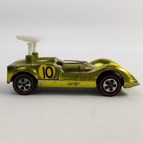 1968 Hot Wheels Redlines Chaparral 2G, Yellow, Early U.S. Excellent Condition - Picture 5 of 10