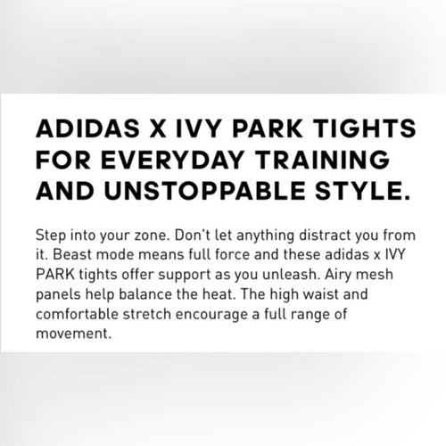 adidas x IVY PARK Blue Monogram Leggings xs - Picture 5 of 12