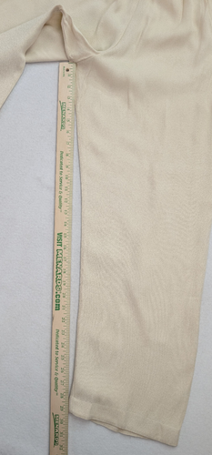 Vintage 80s 90s Women's Suit Lauren Michaels Beige Print Short Sleeve Size M - Picture 20 of 23