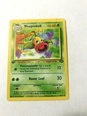1995 Pokemon Card Weepinbell 48 64 Ebay