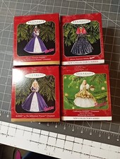 4Hallmark Barbie 2-Millennium Princess, Celebration Barbie 2000 & Holiday Barbie