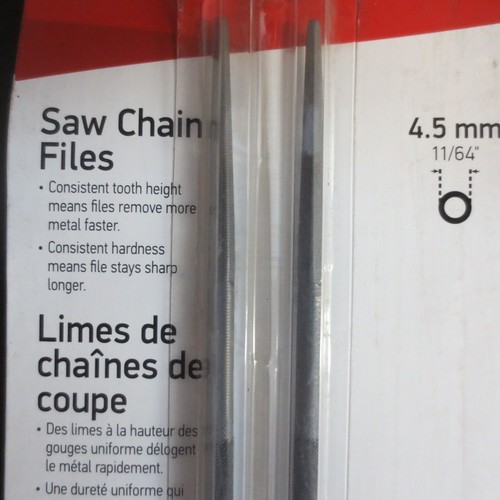 Oregon Saw Chain Files 2 Pack 4.5mm 584043 - 3 PACKAGES - Picture 2 of 2