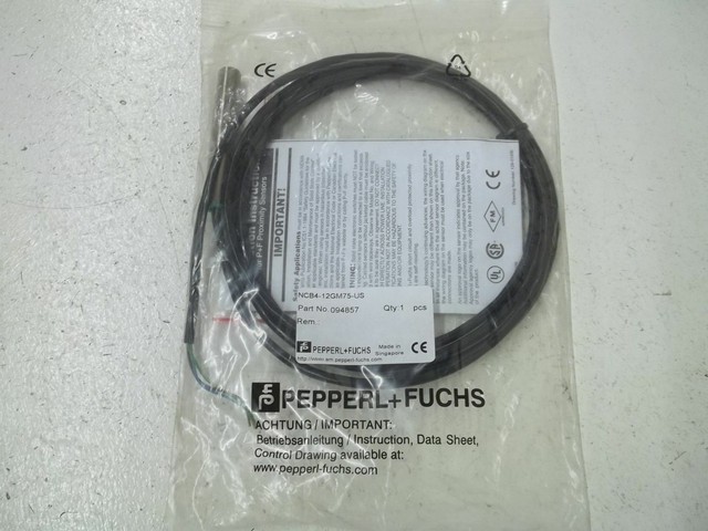 NEW PEPPERL /& FUCHS NCB4-12GM75-US PROXIMITY SWTICH 094857 NCB412GM75US