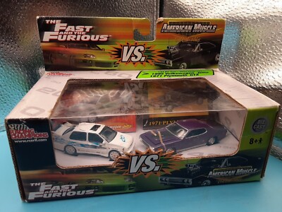 ミニカー FAST&FURIOUS JETTA VS PLYMOUTH GTX Fast And The Furious Vs American Muscle 95 Jetta 71 Plymouth