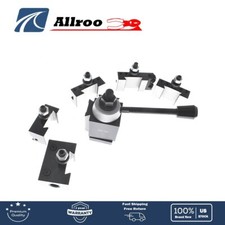 6PC AXA Size 250-100 Set Piston Type Quick Change Tool Post Set For Lathe 6- 12"