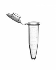 Qwik-Snap 1.7 ml Microcentrifuge Tubes Clear, Sterile, 500/Pk