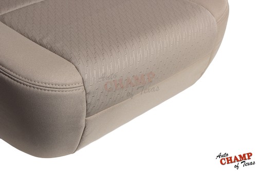 Chevrolet Silverado 1500 2500 3500 HD 2008 - 2024 Housse de siège en tissu inférieur côté conducteur marron