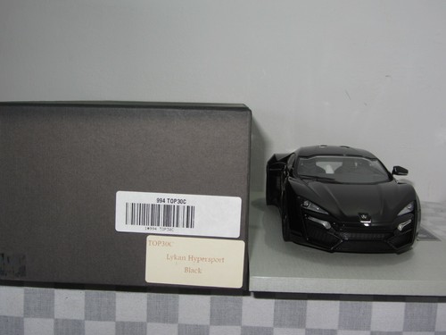1/18 TOP MARQUES TOP 30C LYKAN HYPERSPORT NEGRO - Imagen 6 de 11