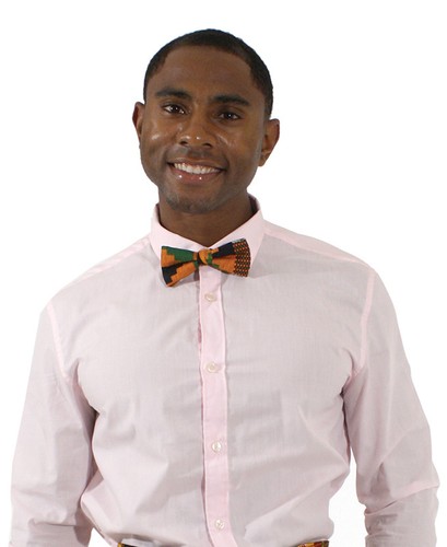 Kente Bow Tie #1 Neck Men Fashion Accessory Bow Tie - Picture 4 of 4