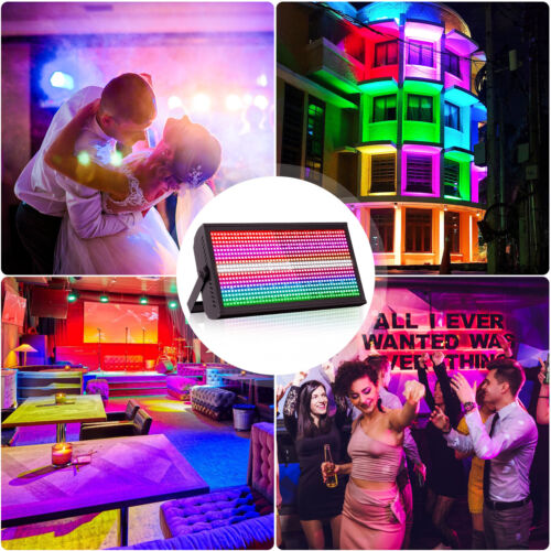 200W RGBW 768LED Wall Wash Light Strobe DMX Stage Disco Party Lighting Halloween - Picture 3 of 6
