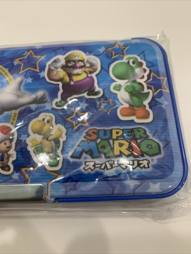 Astuccio portamatite Super Mario Bros Deluxe Giappone Nintendo Mario Yoshi Luigi nuovo sigillato - Foto 9 di 12