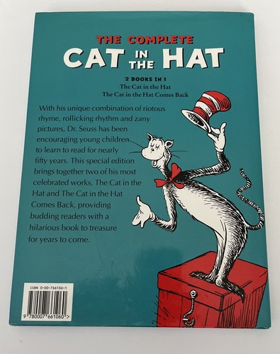 The Complete Cat In The Hat - Dr Seuss 2 in 1 Stories Hardcover 2002 w Jacket - Picture 2 of 2