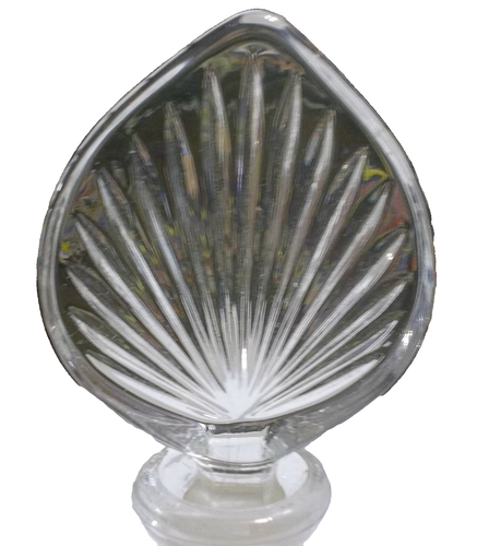 Vintage PRINCESS HOUSE Crystal Perfume Bottle Etched Satin Glass Flowers - Picture 5 of 20
