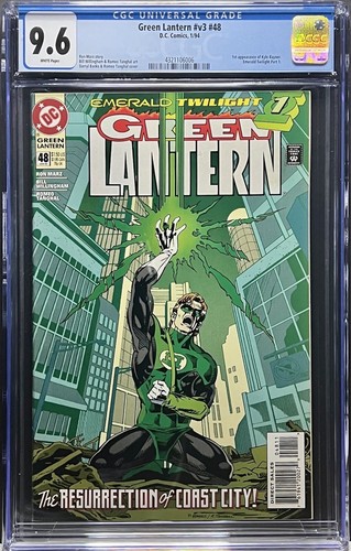 CGC 9.6 GREEN LANTERN v3 #48 1st cameo appearance of Kyle Rayner DC Comics 1994 - Picture 1 of 2