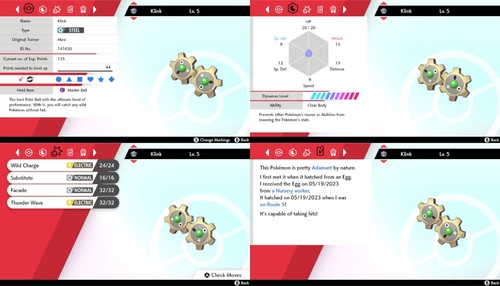 Ultra Brillante 6IV Elección de 250 Dex #001-808 Nivel 5 Pokemon Espada/Escudo Hogar - Imagen 181 de 250