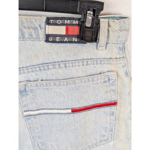 Vintage Tommy Hilfiger Embroidered Jean Shorts Boy's Size 20 - Picture 10 of 12