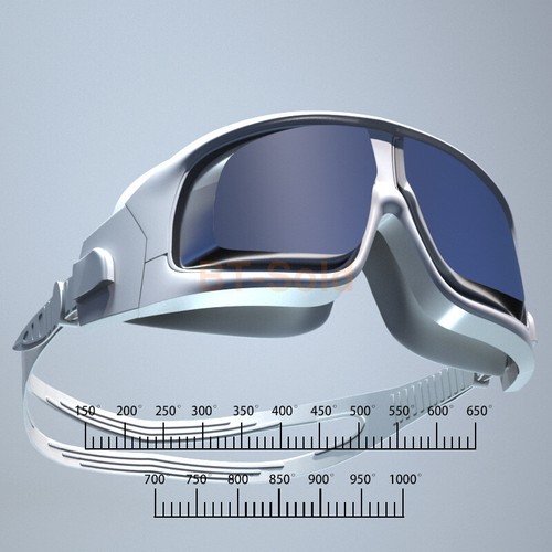 2025 NEW - Prescription Myopia Swimming Goggles Anti-fog Quality Glasses 0~-1000 - Picture 89 of 99