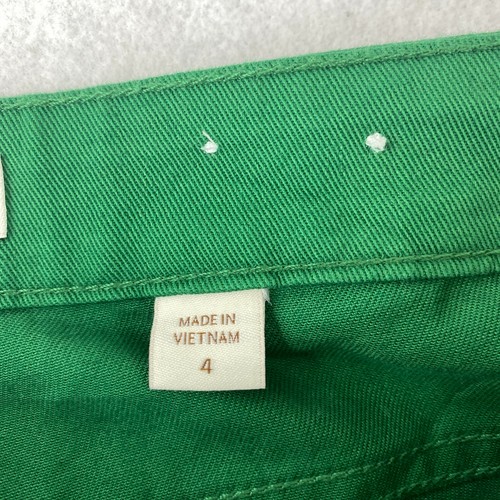 Coldwater Creek Natural Fit Capri Denim Jeans Women's 4 Green Straight Mid Rise - Picture 4 of 9