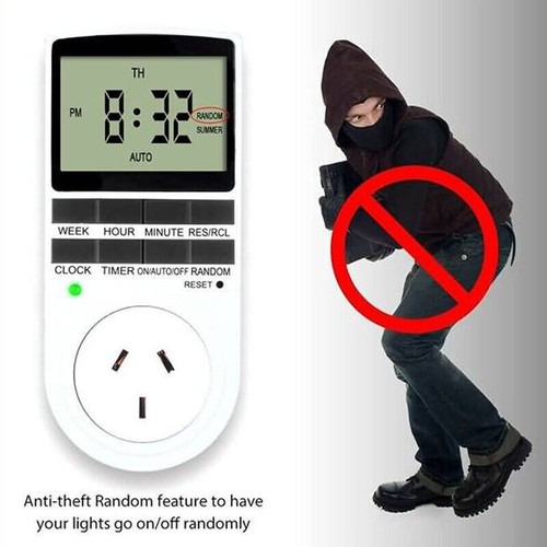 Digital Timer Switch Socket Electric Programmable Power 240V AU Plug Clock NEW - Picture 12 of 12