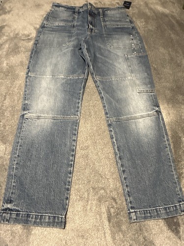 Lucky Brand Damen helle Waschung Denim Jeans distressed Gr. 12 Taschen RN 80318 neu mit Etikett