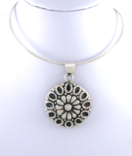 Silpada N1111 Sterling Silver 925 Omega W/Puff Dome Necklace - Picture 5 of 12