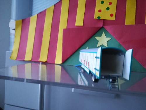 " Circus Krone " Packwagen mit Treppe + offenen Seitentüren hinten /Sonderanf - Bild 2 von 4