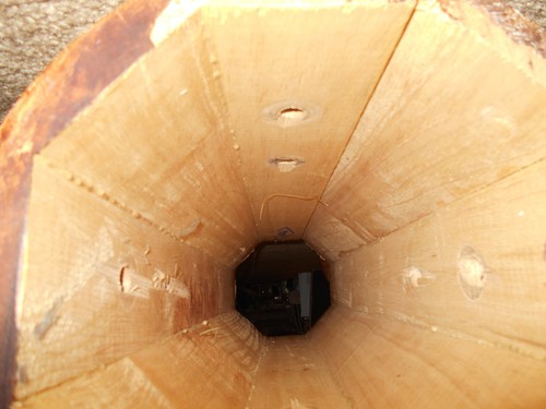 6 Piece Wood Pedestal Base Oak Finish Large Dining Table Mounting Plate Parts - Picture 5 of 10