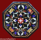 18" Marble Corner Table Top Pietradura Inlay Art Work For Home Decor Gift