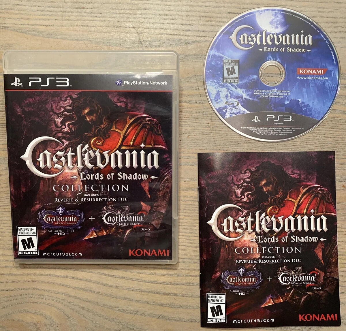 Castlevania Lords of Shadow Collection Sony PlayStation 3 PS3 Tested NICE  DISC