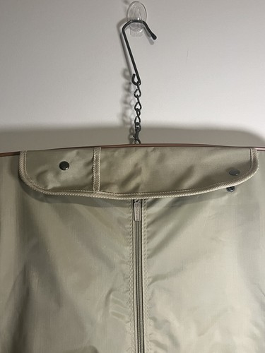 VTG Jordache Brown Garment Hanging Travel Luggage Bag Suit Dress Carrier #4806 - Picture 8 of 12