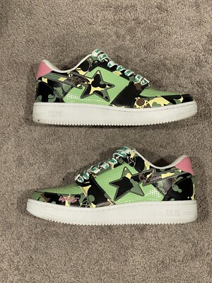 A Bathing Ape Bapesta M2 Low Unkle Mo' Wax Original Headz