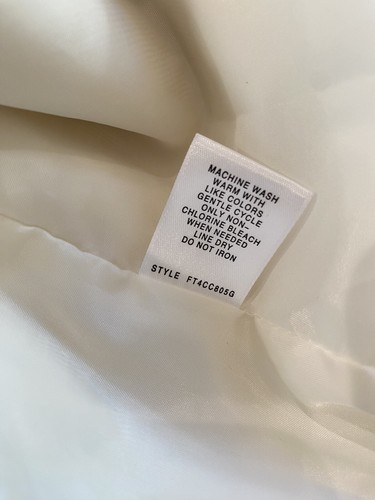 Copper Key Girls 10/12 Faux Fur Vest White With Satin Lining MSRP $45 - Picture 6 of 7