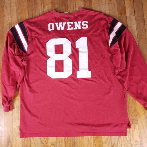 Terrell Owens 81 San Francisco 49ers Mens Reebok Gridiron NFL Classic Jersey XXL - Picture 2 of 10
