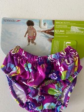 Speedo UV Swim Diaper Sz M 12 Months 18-22 lbs UV 50 Swim Diaper New
