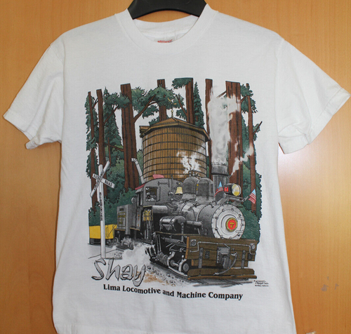 Kinder/Jugend T-Shirt Shay Lima Dampflokomotive. Neu. - Bild 1 von 2